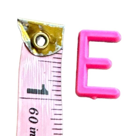 NEW PINK Plastic Letters Numbers & Symbols Set for Felt Letter Board (2 Sizes) - Picture 8 of 13